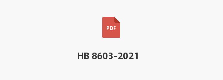 HB 8603-2021